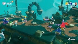 An example of the Darkmess on the Beach battle in Mario + Rabbids Sparks of Hope