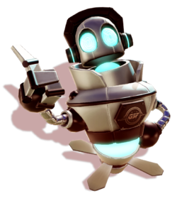 Artwork of Fútbot from Mario Strikers: Battle League