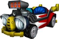 The model for Baby Mario's Mini Beast from Mario Kart Wii