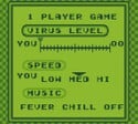 Screenshot of image for "Selection Screen" from Dr. Mario for Game Boy on Nintendo Music.