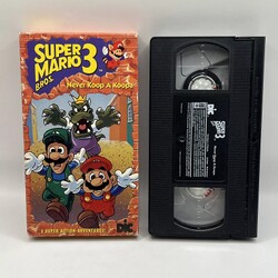 Cover for the Super Mario Bros. 3: Never Koop A Koopa VHS