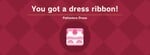 A dress ribbon's icon