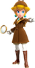 Secondary artwork of Detective Peach from Princess Peach: Showtime!