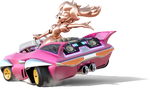 Artwork of Pink Gold Peach from Mario Kart 8