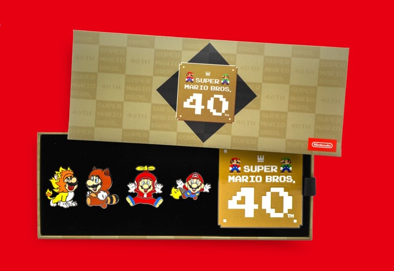 File:SMB 40th Anniversary Pin Set.jpg