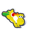 Super Mario Bros. Wonder (Swimming standee, Yellow Yoshi)