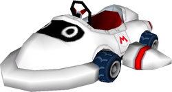 The model for Mario's Super Blooper from Mario Kart Wii