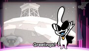 Orbulon broadcasting his travel show