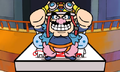 Wario ready for his bungee jumping