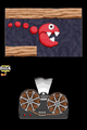 The Red Chomp approaching a hole