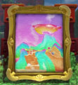 The painting that leads to the Luncheon Kingdom