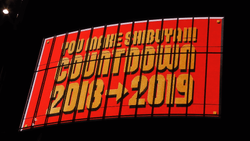 The logo for "You Make Shibuya!!! Count Down 2018 → 2019" as seen at the end of the animation