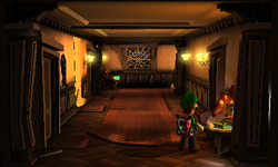 The Common Hall segment from Luigi's Mansion: Dark Moon.