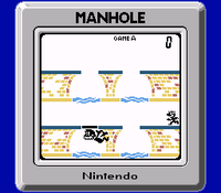 Classic version of Manhole from Game & Watch Gallery