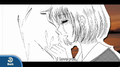The woman professes her love for the alien.
