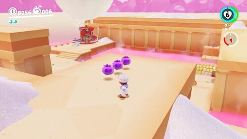 Line of coins in Luncheon Kingdom