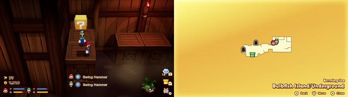 18th block in Bulbfish Island from Mario & Luigi: Brothership