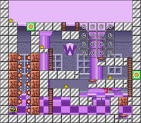 Level 10-2 map in the game Mario & Wario.