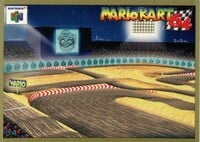 One of the Mario Kart 64 Collectible Trading Cards.