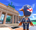 The course icon with the Chain Chomp Mii Racing Suit