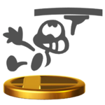 The Manhole trophy, from Super Smash Bros. for Wii U.