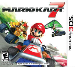 Box art for the game, Mario Kart 7.