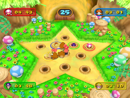 Wario in Monty's Revenge from Mario Party 7
