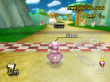 Toadette in the beginning part of the track