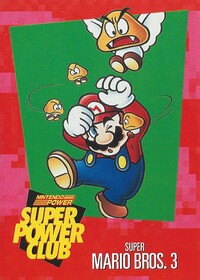 One of the Power Challenge Trading Cards