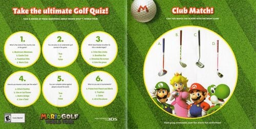 Spread of the fifteenth and sixteenth pages in the Play Nintendo Activity Book