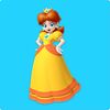 Princess Daisy card from Online Super Mario Memory Match-Up Game