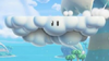 Screenshot of a Downpour Cloud in its idle stage from Super Mario Bros. Wonder.