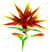 Rendered model of the prickly plant in Super Mario Galaxy.