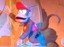 Diddy Kong in Super Nintendo World.