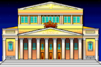 The Bolshoi Theater in the DOS release of Mario is Missing!