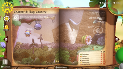 The chapter page of Bug Country