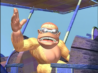 Funky Kong in Booty and the Beast.