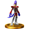 Falco's Star Fox: Assault trophy, from Super Smash Bros. for Wii U.