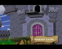 The outside of Hooktail Castle in Paper Mario: The Thousand-Year Door