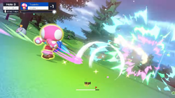 Toadette's Special Shot in Mario Golf: Super Rush