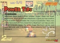 One of the Mario Kart 64 Collectible Trading Cards.