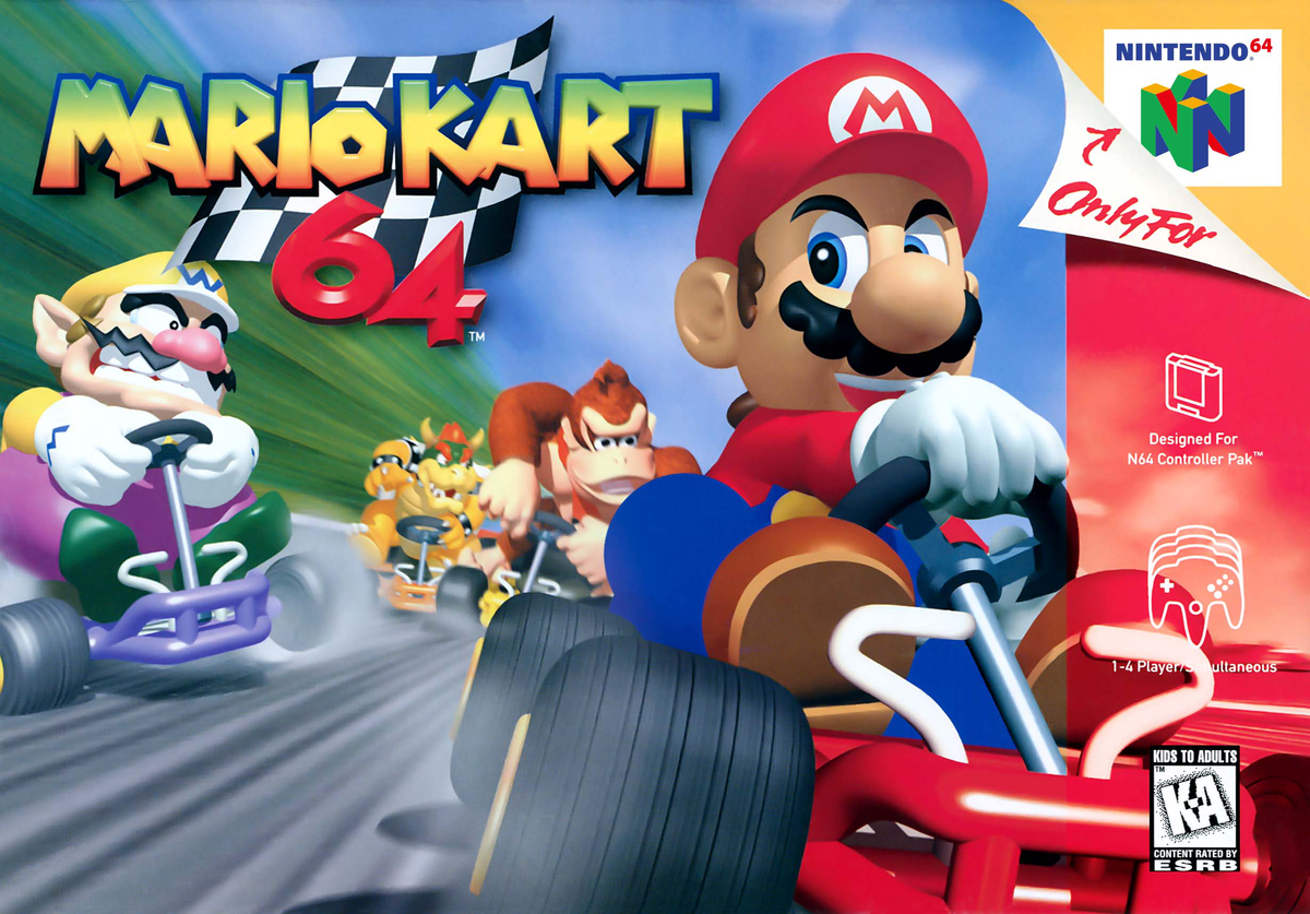 mario kart 64 character select