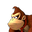 Character select icon of Donkey Kong from Mario Kart 7