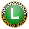 The icon of the Luigi Cup from Mario Kart Tour.