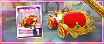 The Monarch Kart from the Spotlight Shop in the 2023 Anniversary Tour in Mario Kart Tour