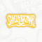 A sticker in Mario Kart World