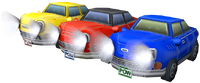 Model of the cars from Mario Kart Wii.