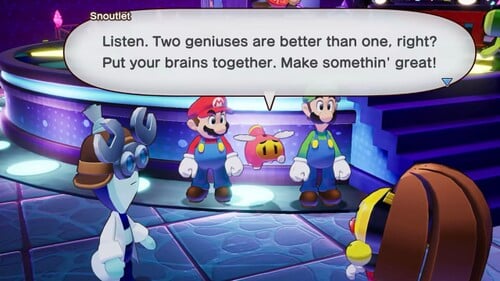 Dueling Geniuses - Super Mario Wiki, the Mario encyclopedia