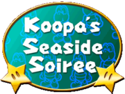 Board logo for Koopa's Seaside Soiree in Mario Party 4