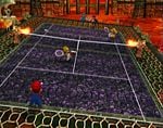 Bowser Castle Court in Mario Power Tennis